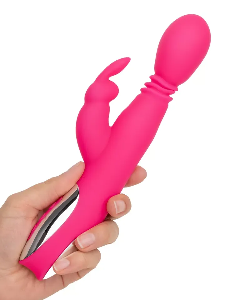 Heating Thrusting Vibrator Pink - Šildymo triušio vibratorius 2 [full]