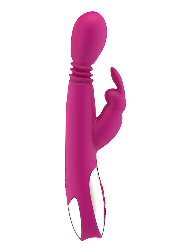 Heating Thrusting Vibrator Pink - Šildymo triušio vibratorius 3 [full]