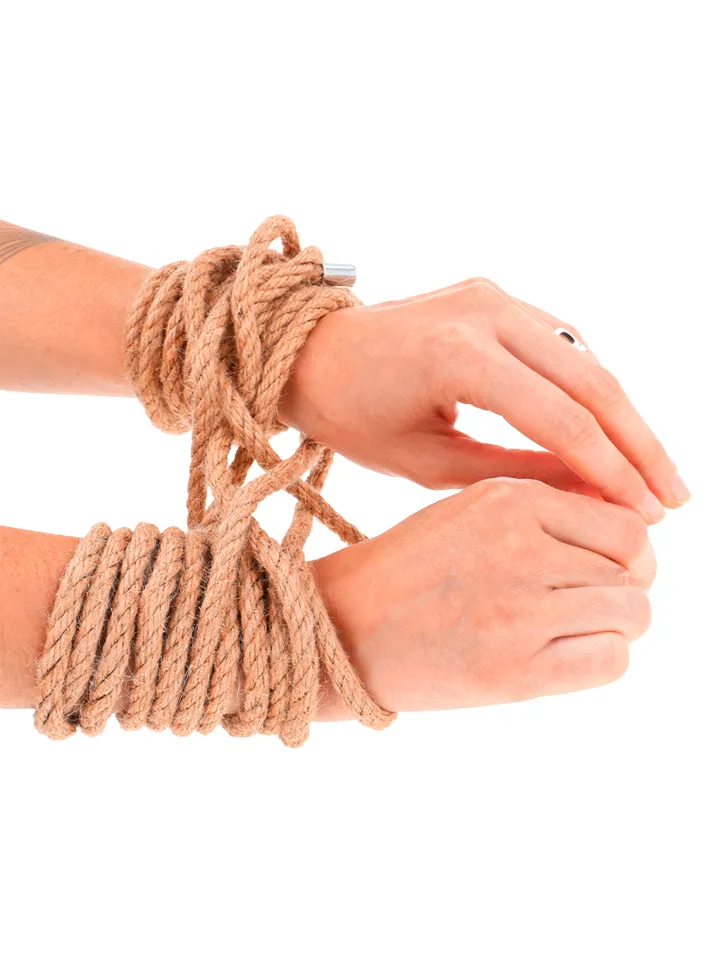 Hemp Rope With Metal Head 10 m - Bondage juosta 1 [full]