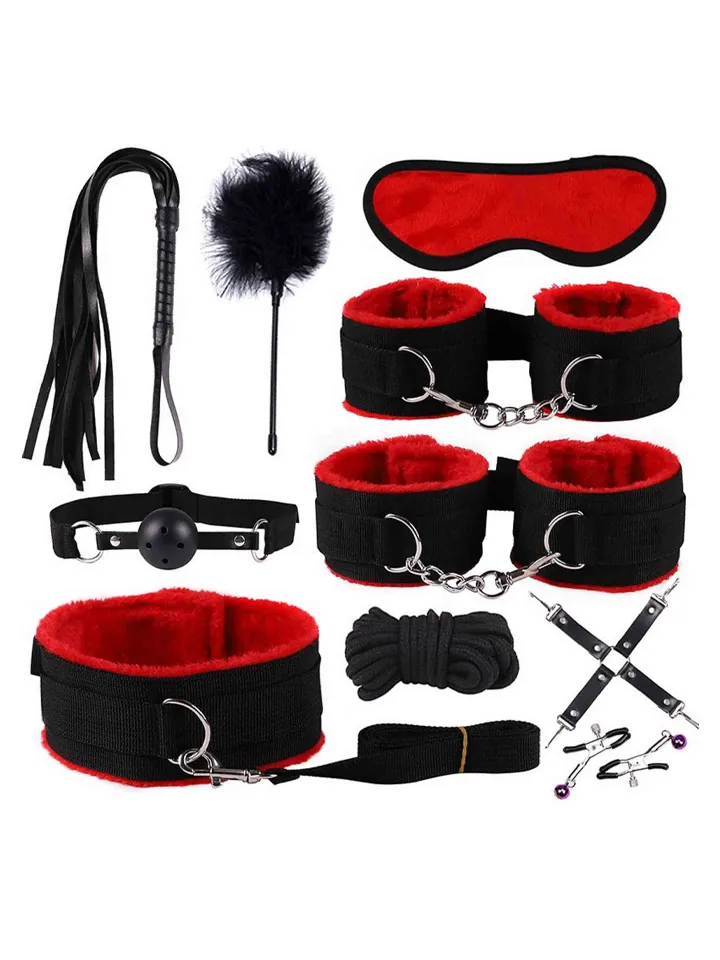 Hidden Desire BDSM Chest Black/Red - Surišimo paketas 2 [full]