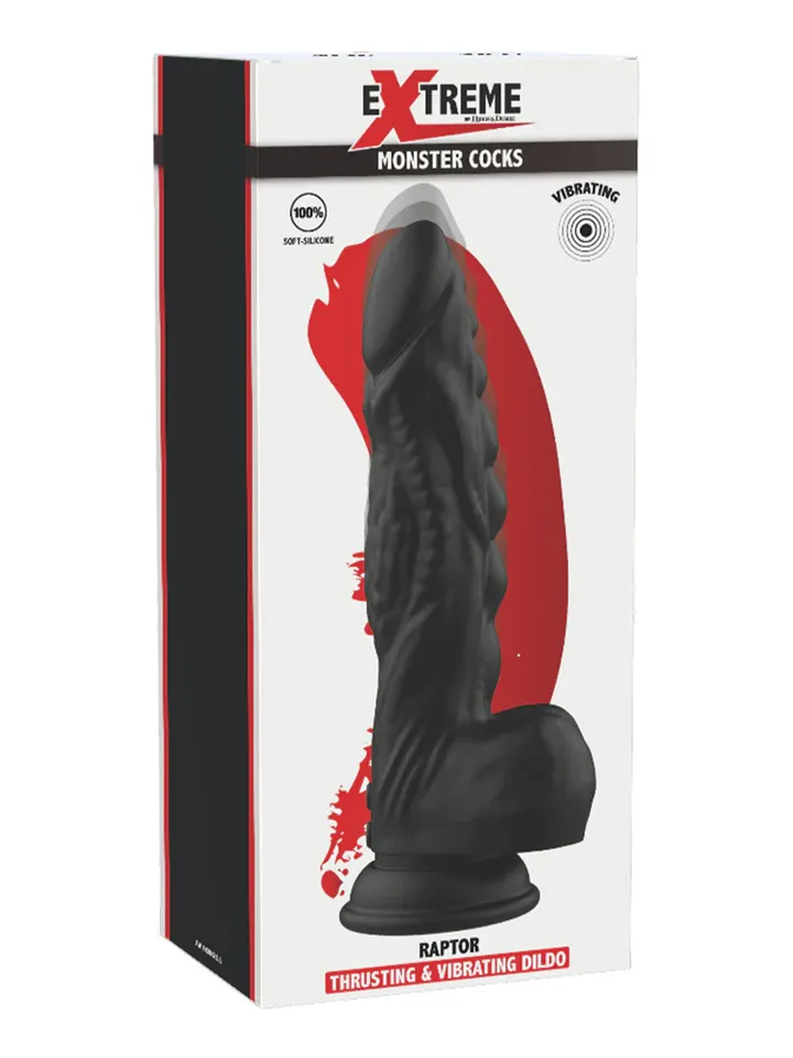 Hidden Desire Raptor Monster Vibrating Dildo 23 cm - Monster dildo 4 [full]