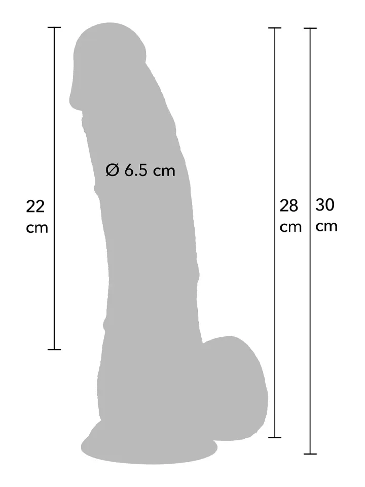 Hidden Desire Realistic Dildo 30 cm - Gyvenimo dildo 4 [full]