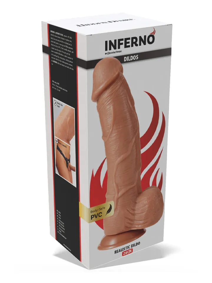 Hidden Desire Realistic Dildo 30 cm - Gyvenimo dildo 5 [full]