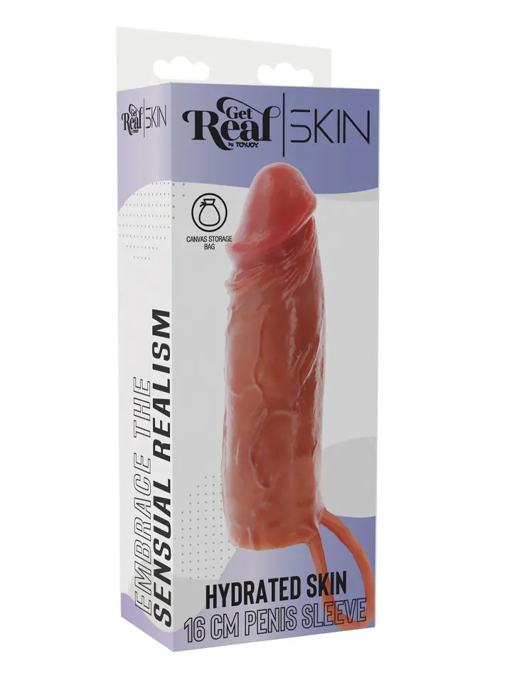 Hydrated Skin Penis Sleeve Silicone 16 cm - Varpos ilgintuvas/varpos rankovė 5 [full]