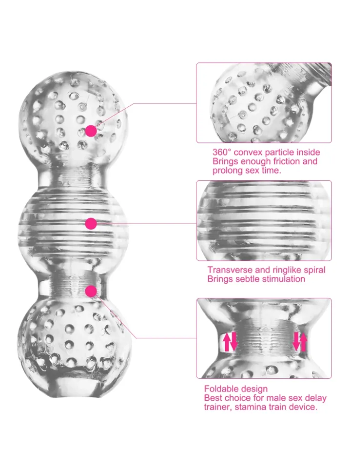 Ice Girl Clear Circles Masturbator - Strokeris 3 [full]