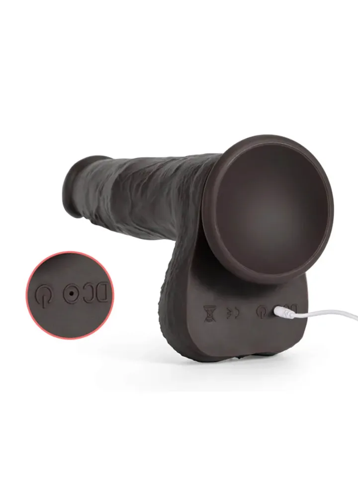 Idalis Vibrating, Thrusting & Rotating Dildo 23 cm - Vibruojantis dildo 5 [full]
