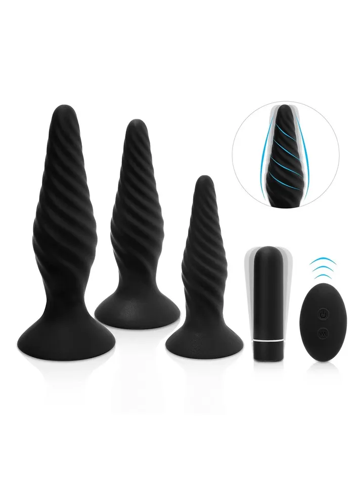 Idris Vibrating Anal Plug Set - Analiniai žaislai rinkinyje 1 [full]