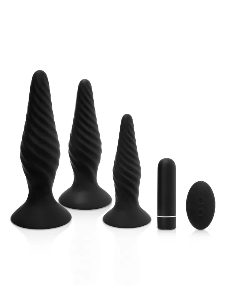 Idris Vibrating Anal Plug Set - Analiniai žaislai rinkinyje 4 [full]