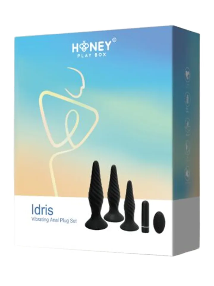 Idris Vibrating Anal Plug Set - Analiniai žaislai rinkinyje 5 [full]