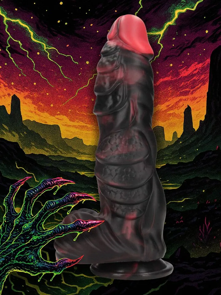 Infernal Demon Silicone Dildo 26 cm - Dragon dildo 3 [full]