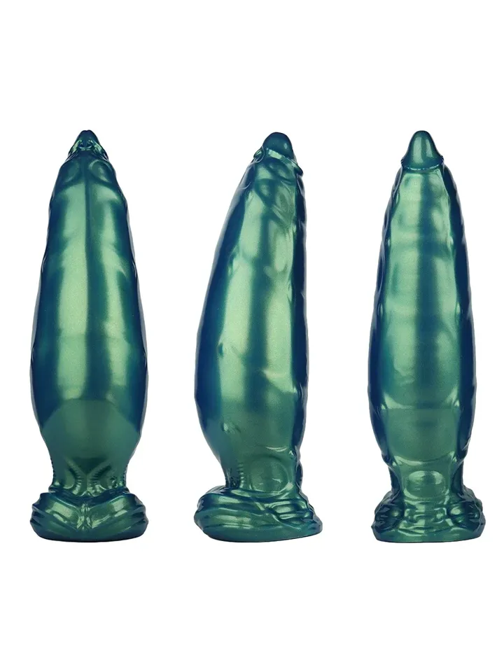 Inflatable Monster Dildo Green 24 cm - Pripučiamas dildo 4 [full]