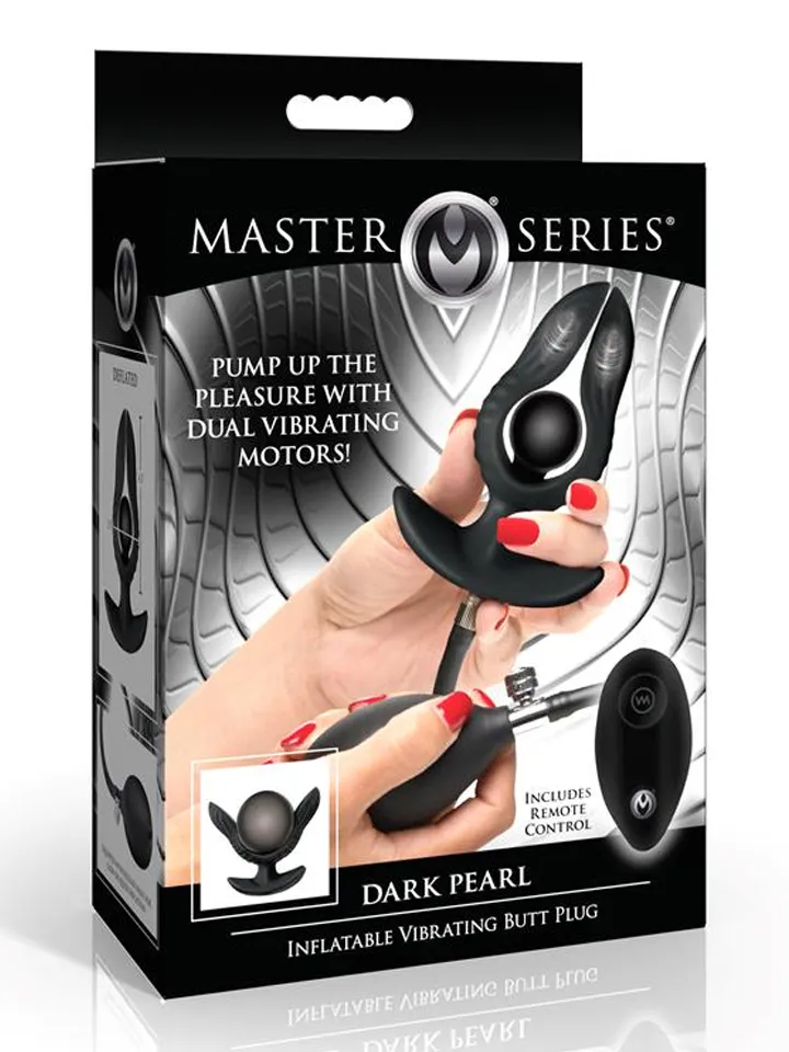 Inflatable Vibrating Butt Plug With Remote - Pripučiamas analinis kaištis 5 [full]