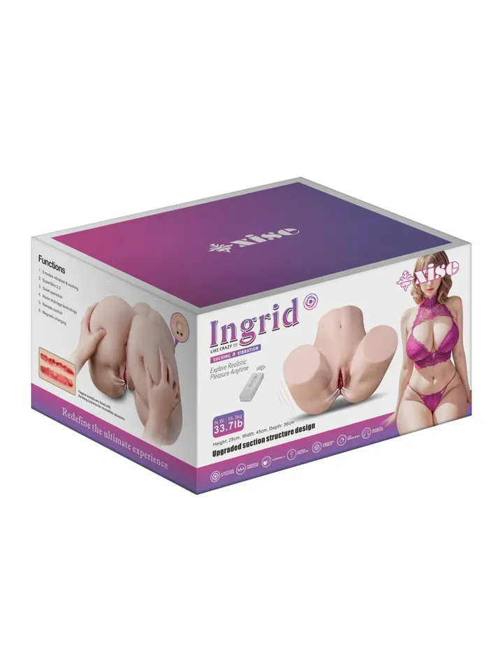 Ingrid Sucking & Vibrating 15,3 kg - Sekso lėlė 1 [full]