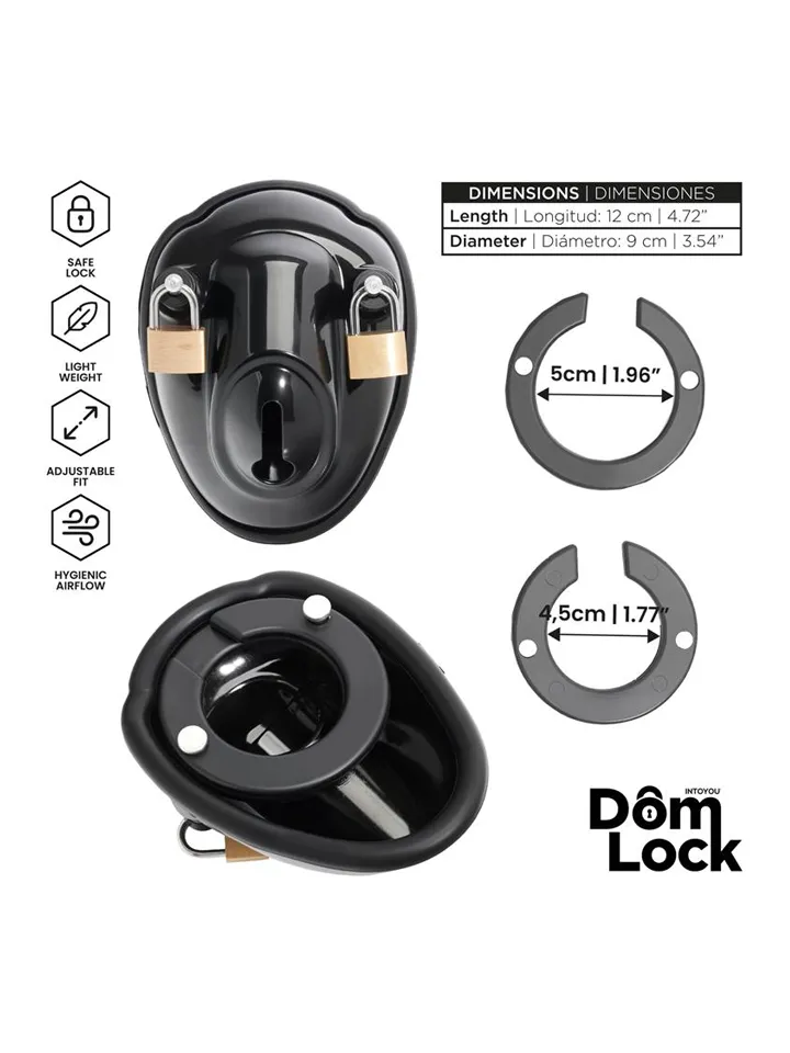 Inmate Chastity Cage With Spacers - Skaistybės narvas 3 [full]