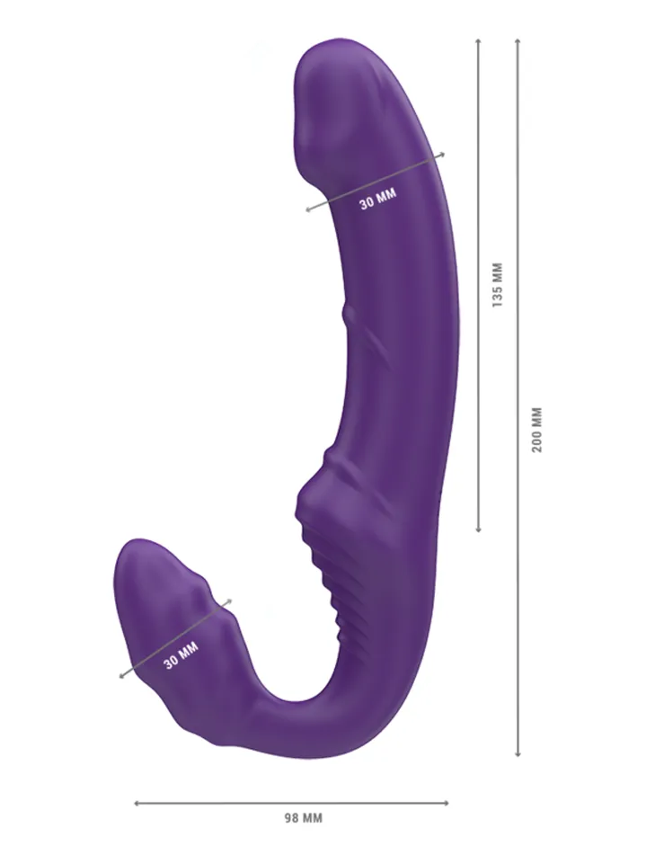 Intense Jill Double Vibrator 20 cm - Vibruojantis dildo 3 [full]