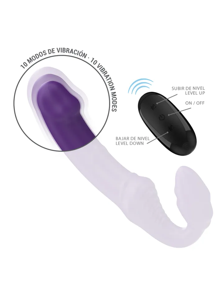 Intense Jill Double Vibrator 20 cm - Vibruojantis dildo 4 [full]