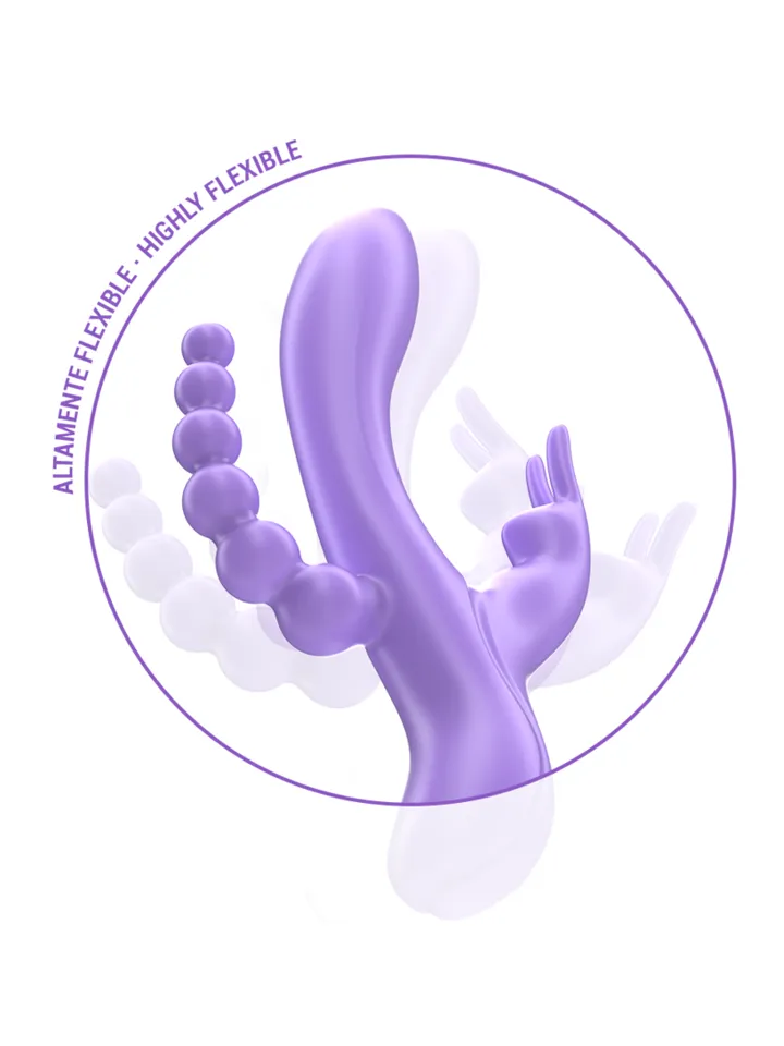 Intense Miko Triple Vibrator Rabbit & Stimulator & Anal - Triušio vibratorius 2 [full]