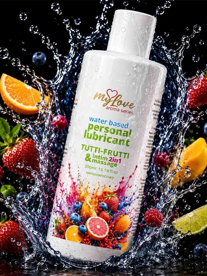 Intim & Massage Lubricant Tutti-Frutti 300 ml - Lubrikantas ir masažo losjonas 1 [full]
