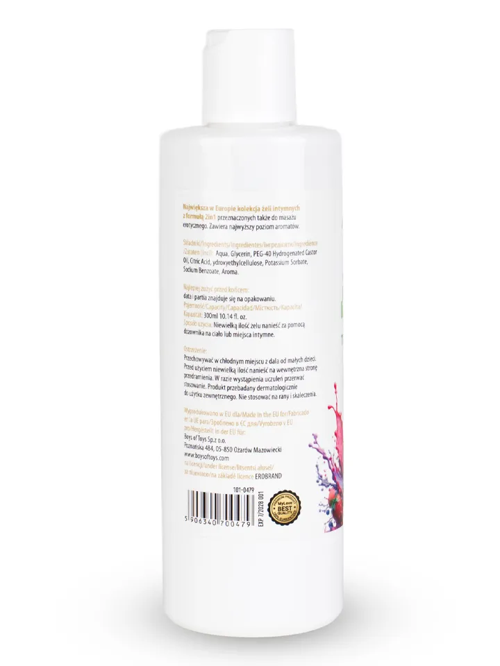 Intim & Massage Lubricant Tutti-Frutti 300 ml - Lubrikantas ir masažo losjonas 2 [full]