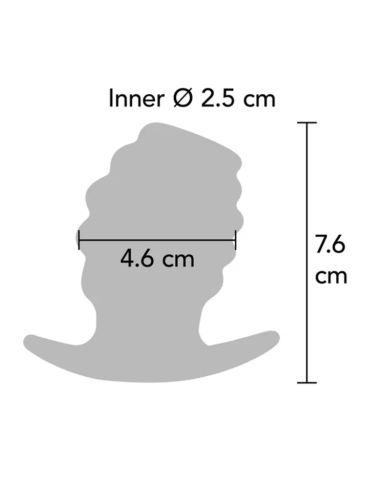 Invader Open Plug Medium - Tuščiaviduris analinis kištukas 2 [full]