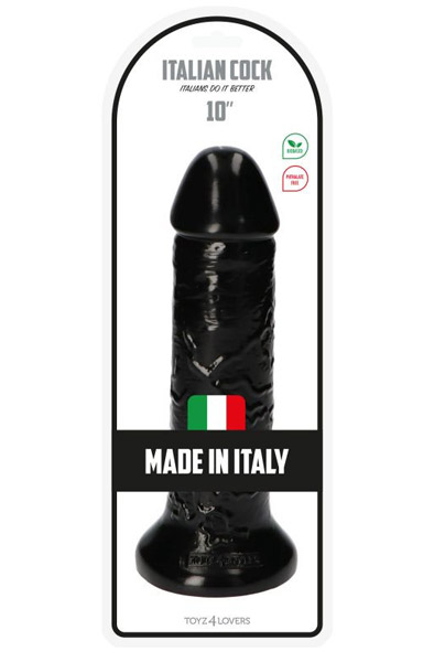 Italian Cock Dildo Black 28,5 cm - Xl dildo 4