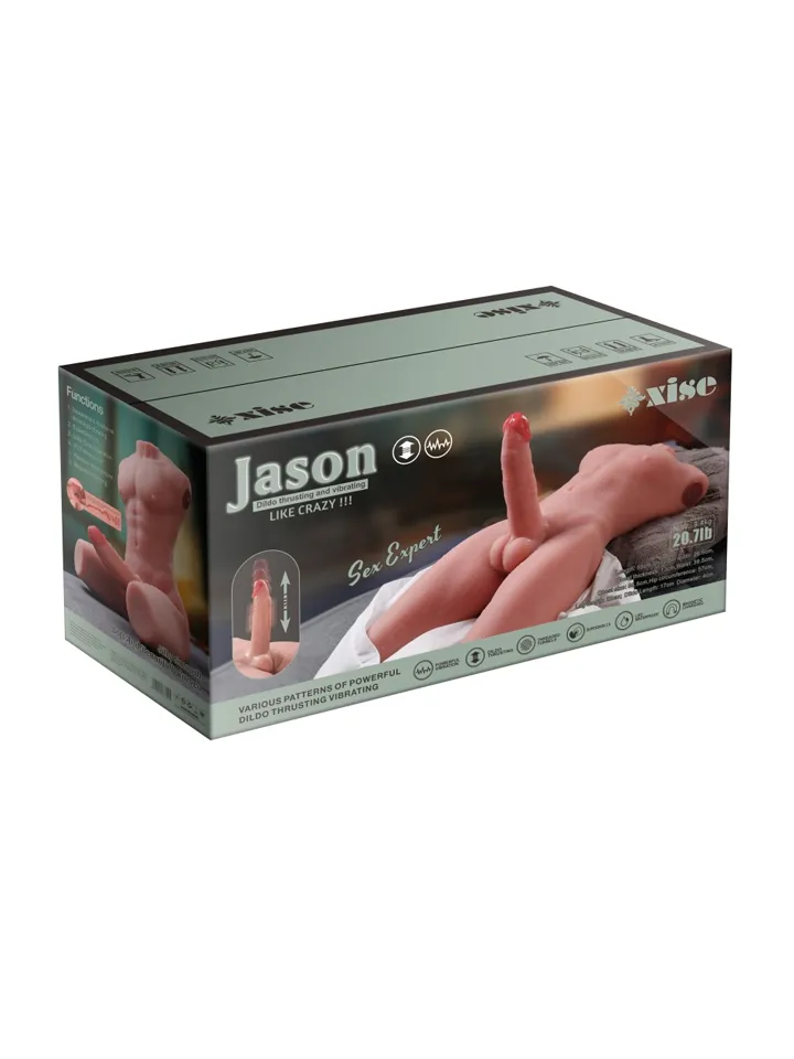Jason Body Ass Masturbator & Thrusting Dildo - Sekso lėlė 6 [full]