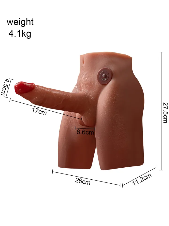 Jason Thrusting Dildo 17 cm - Sekso lėlė 3