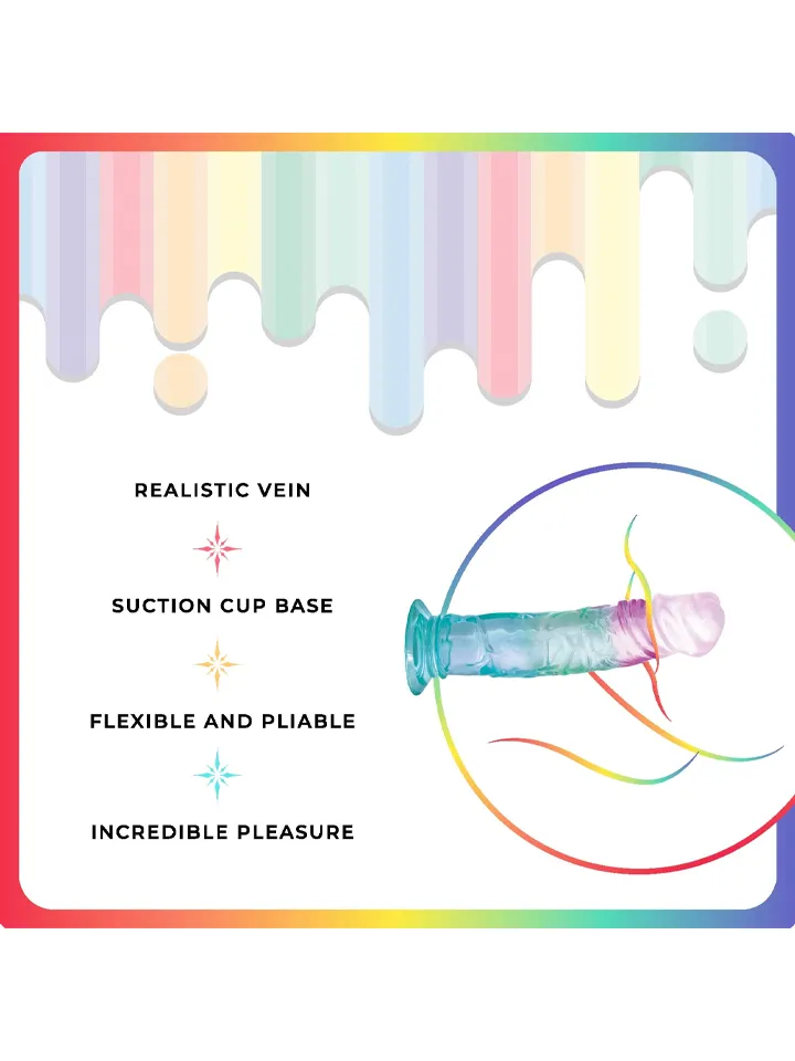 Jellildo Transparent Dildo 18 cm - Dildo 3 [full]