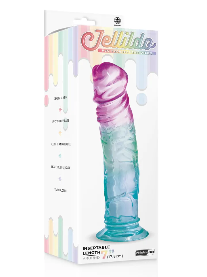 Jellildo Transparent Dildo 18 cm - Dildo 4 [full]
