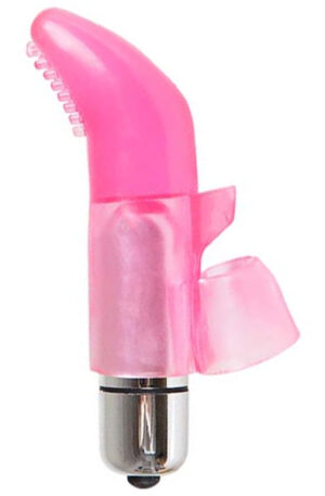Jelly Fingervibrator With 10 Speed Bullet - Piršto vibratorius 1