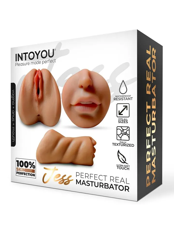 Jess Super Realistic Vagina, Anus & Mouth - Makšties masturbatorius 3 [full]
