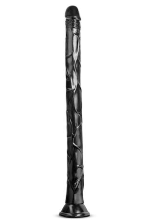 Jet Black Mamba Dildo Black 49,5 cm - Ypač ilgas analinis dildo 1
