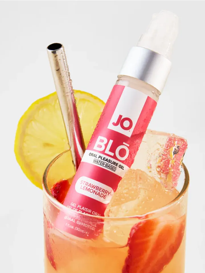 JO BLO Oral Pleasure Gel Strawberry Lemonade 30ml - Geresnis oralinis seksas 1 [full]