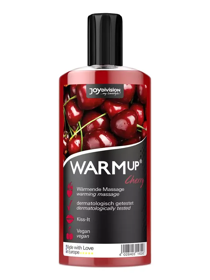 Joydivision Warm-up Massage Oil Cherry 150ml - Masažo naftos vyšnios 1 [full]