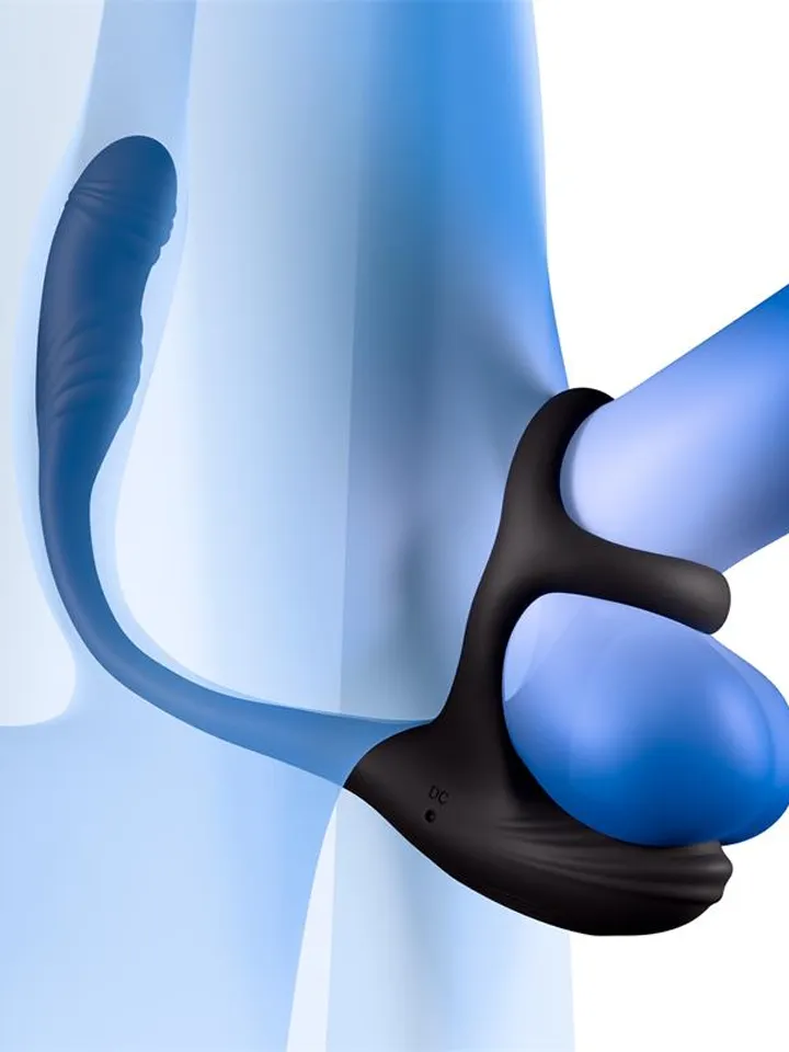 Kamber Waving Vibrating Anal Plug & Cockring - Analinis kištukas su varpos žiedu 2 [full]