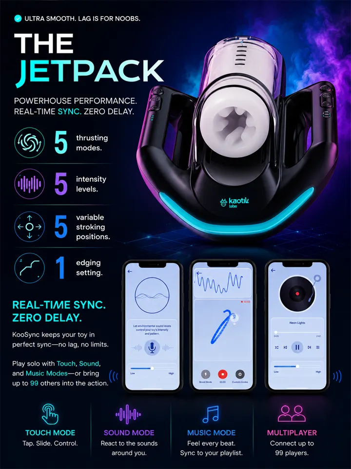 Kaotik Labs The Jetpack - Automatinis masturbatorius 1 [full]