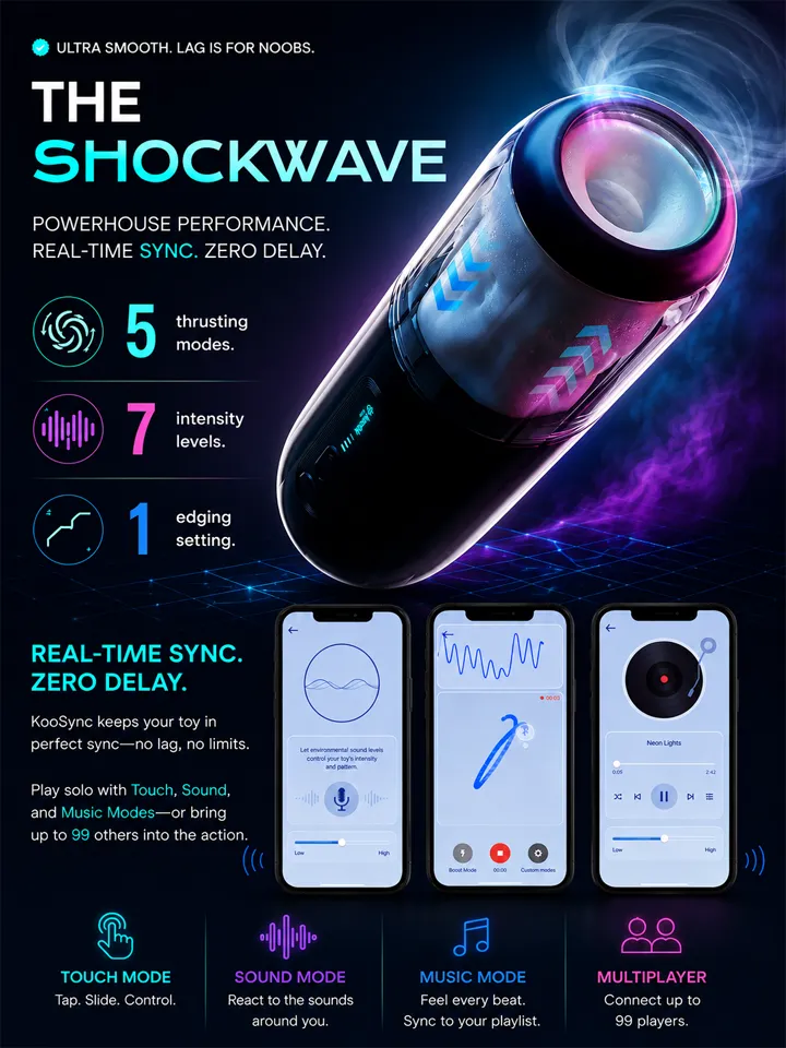 Kaotik Labs The Shockwave - Automatinis masturbatorius 1 [full]