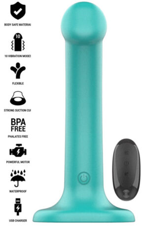 Katie Vibrator 10 Vibrations Remote Control - Vibruojantis dildo 1