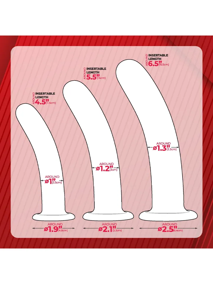 Kick Up Vaginal/Anal Training Kit Set - Dilatoriaus paketas 2 [full]