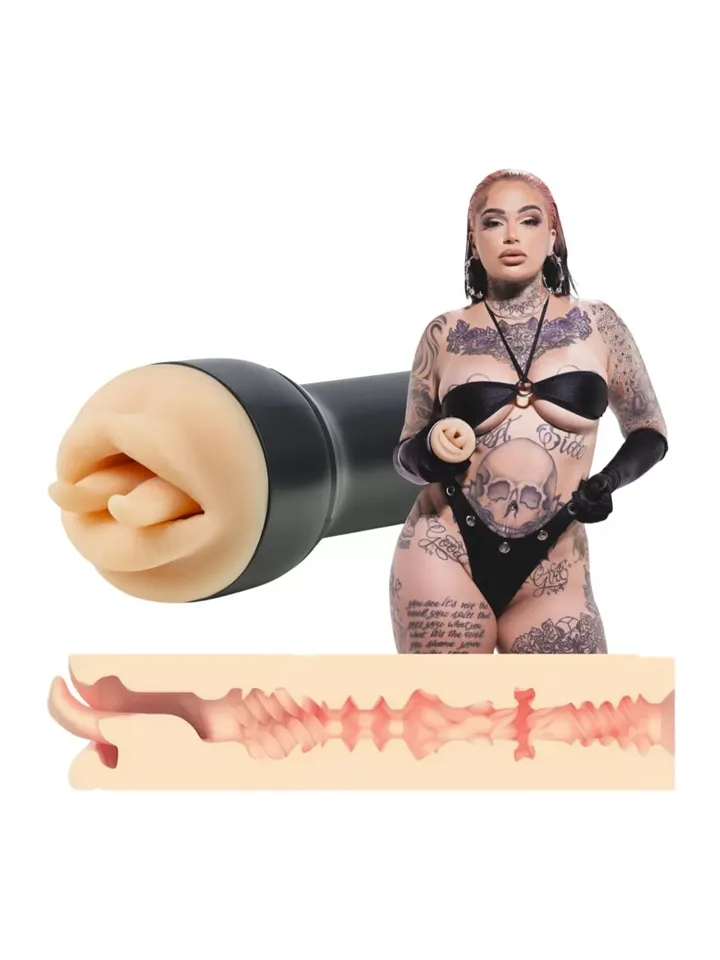 Kiiroo Feel Leigh Raven Split Tongue - Makšties masturbatorius 2 [full]