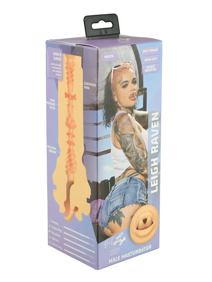 Kiiroo Feel Leigh Raven Split Tongue - Makšties masturbatorius 4