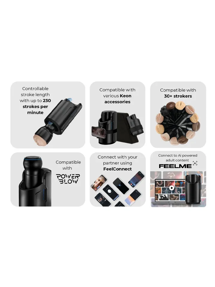 Kiiroo Keon Automatic WIFI Masturbator Combo Set - Automatinis masturbatorius 2 [full]