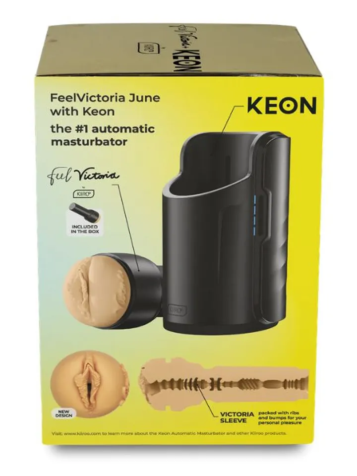 Kiiroo Keon Wifi Combo Victoria June Masturbator - Automatinis masturbatorius 4 [full]
