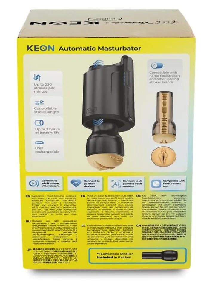 Kiiroo Keon Wifi Combo Victoria June Masturbator - Automatinis masturbatorius 5 [full]