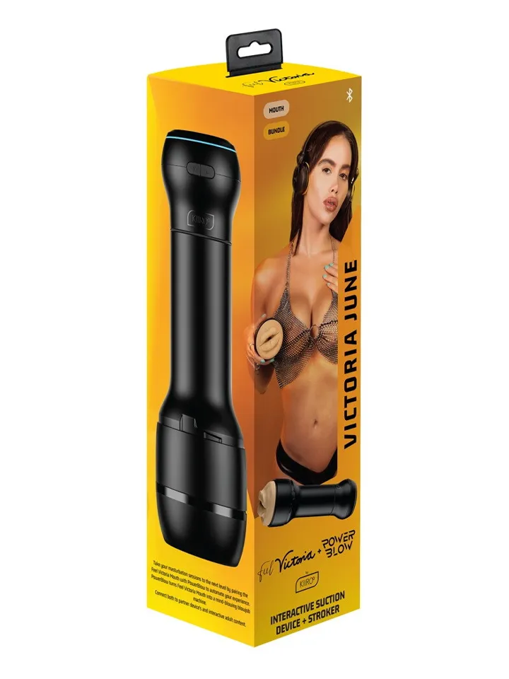 Kiiroo PowerBlow + Feel Victoria June Mouth Combo - Masturbatorius 1 [full]
