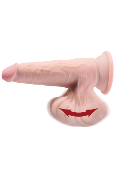 King Cock 3D Swinging Balls 26 cm - Dildo 3
