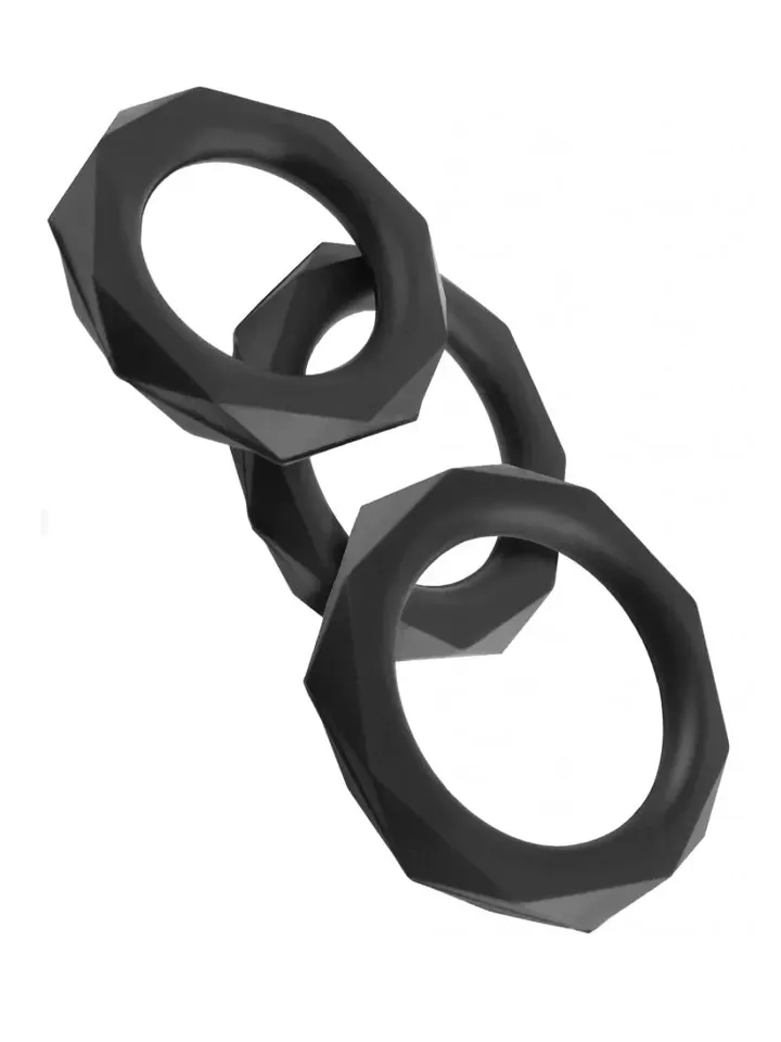 King Cock Kings Rings 3-pack - Gaidžio žiedo rinkinys 1 [full]