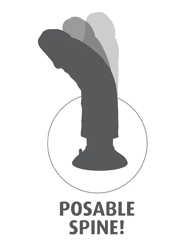 King Cock Realistic Vibrator 25,4 cm - Vibruojantis dildo 4 [full]