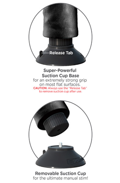 King Cock Vibrating Cock with Balls Black 23 cm - Vibruojantis dildo 2