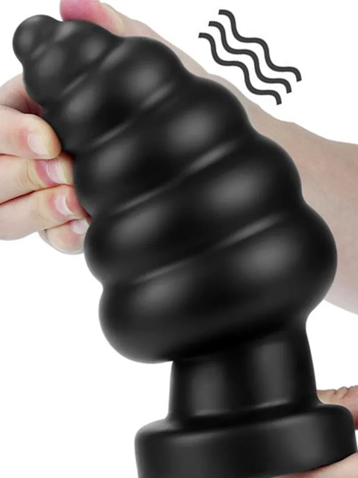 King Sized Vibrating Anal Cracker 18cm - XL ButtPug 1 [full]